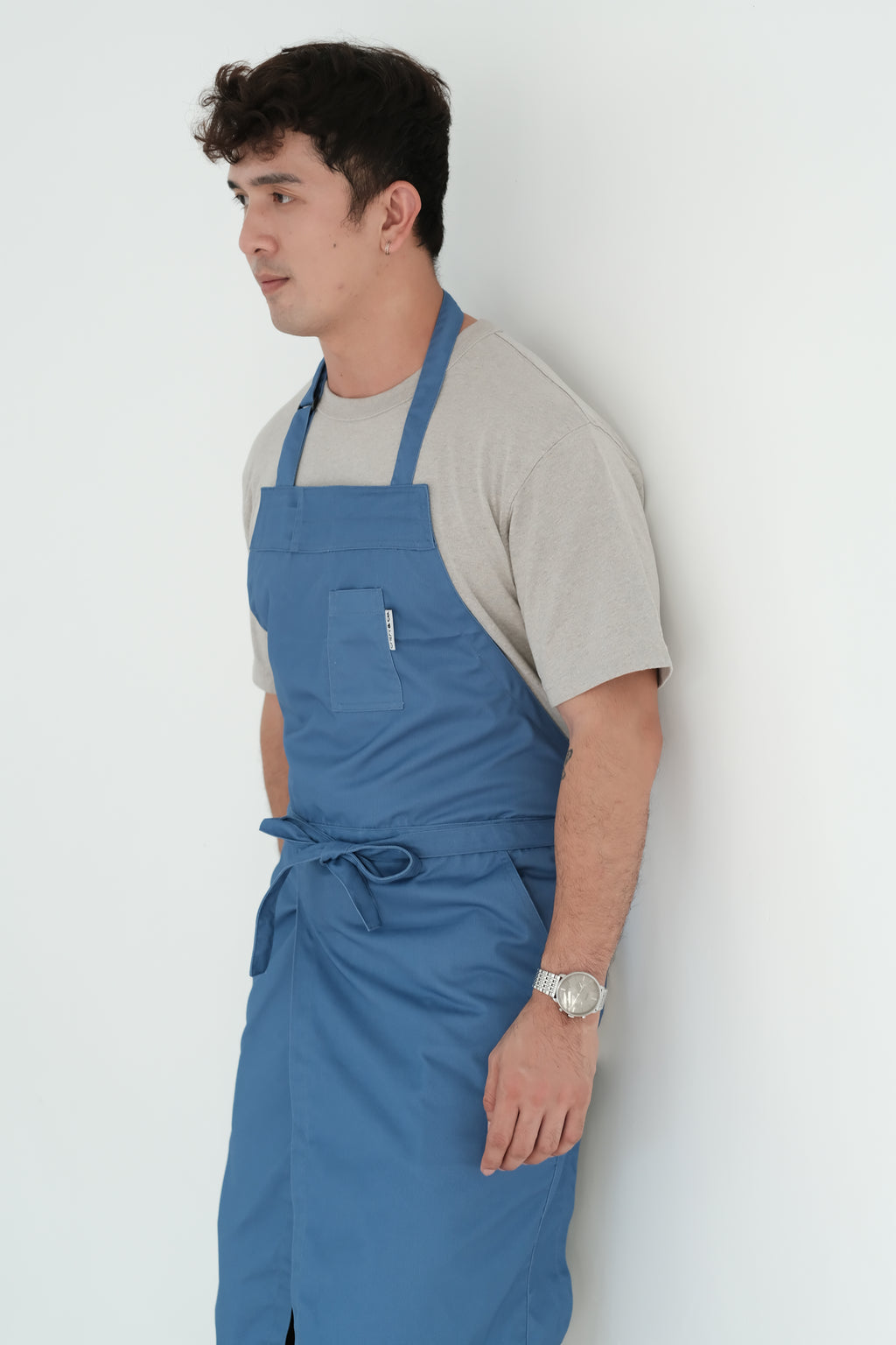 CHEFY & Co. Signature Series Apron – Harbor Blue, Brush Twill